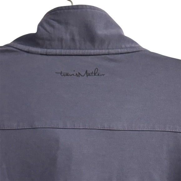 Travis Mathew Men's XL Blue Quarter Zip Pullover Sweater Casual Golf - Picture 8 of 12